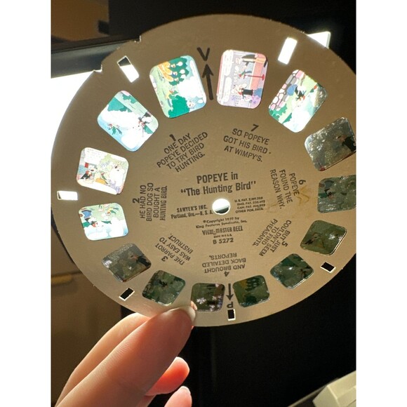1959 View-Master Popeye 3-Reel Set w/ Booklet B5271-73 - Picture 9 of 10